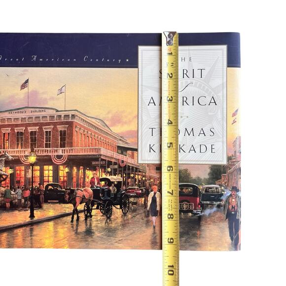 Thomas Kinkade Book The Spirit of America Artist Artsy History Coffee Table READ - Picture 7 of 16